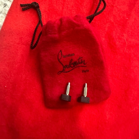 Christian Louboutin Dolly black patent pump sz 38 - Picture 10 of 11